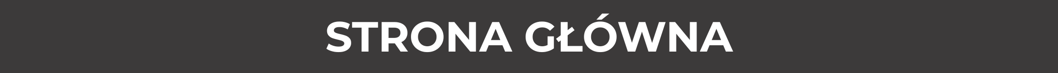 Prosty baner z napisem "Strona Główna"